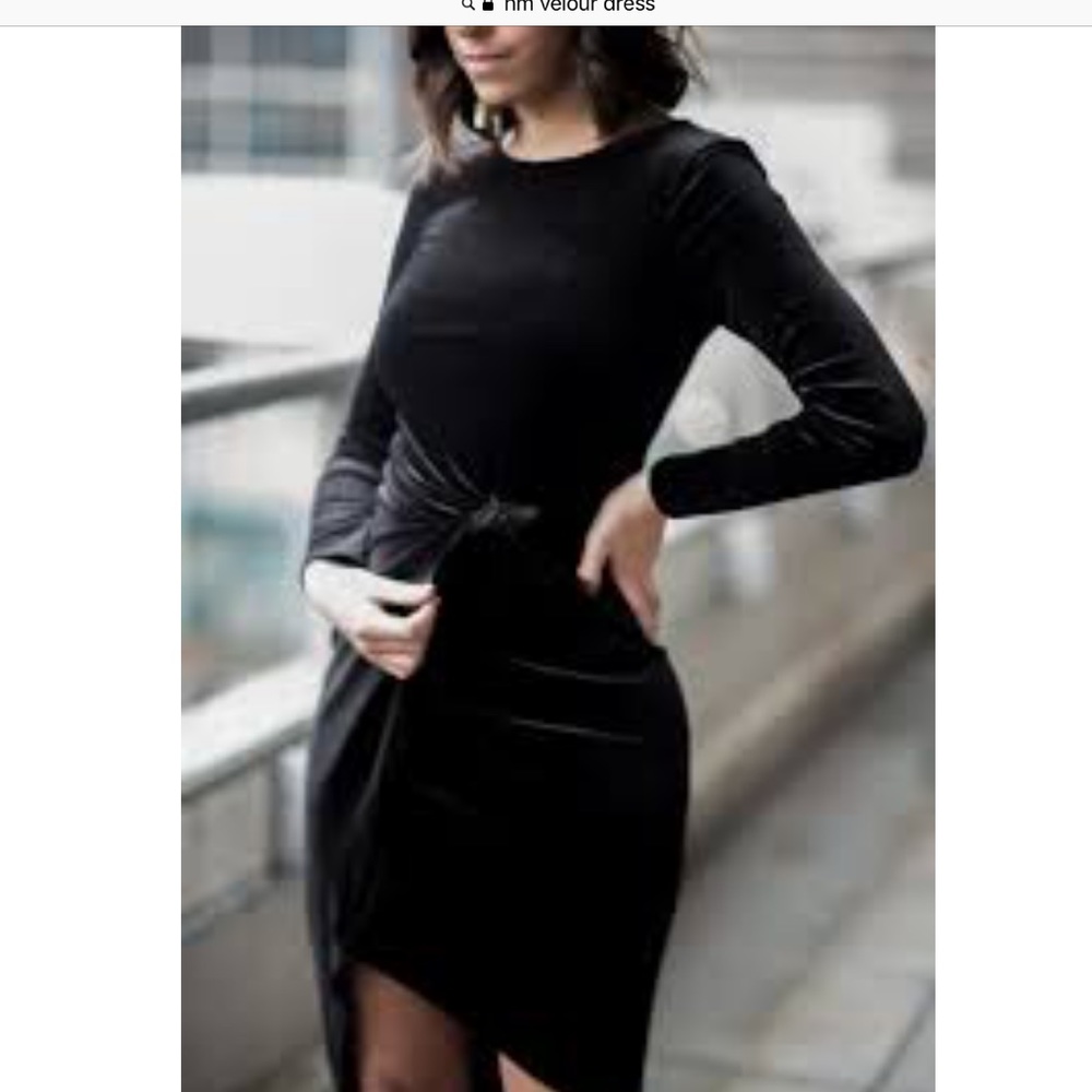 H&M Velour Dress Medium
